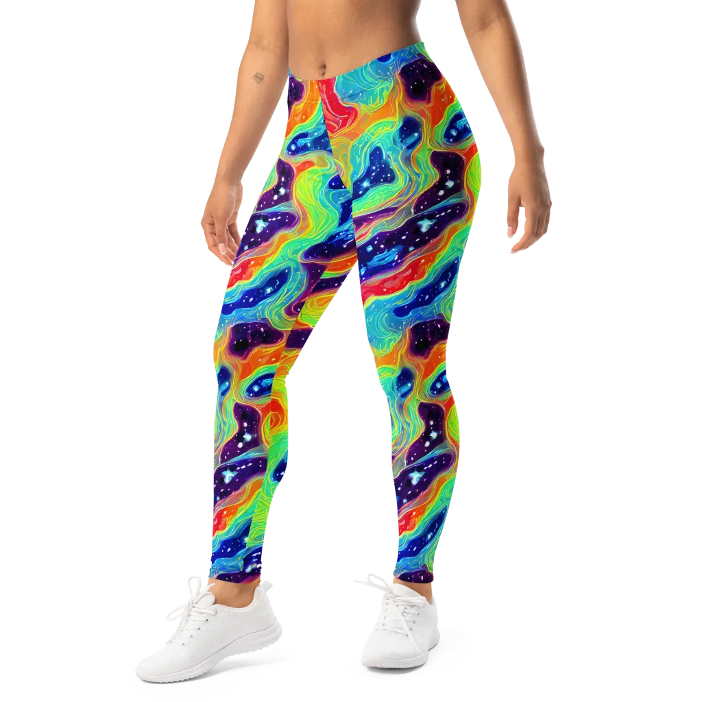 Nova Marble on Leggings — Left Front