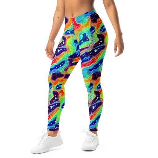 Nova Marble on a Leggings