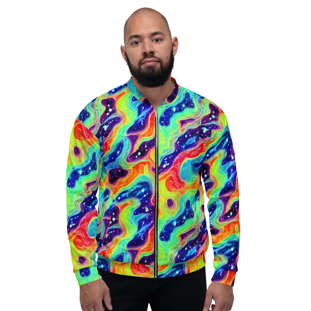 Nova Marble on Bomber Jacket — Front