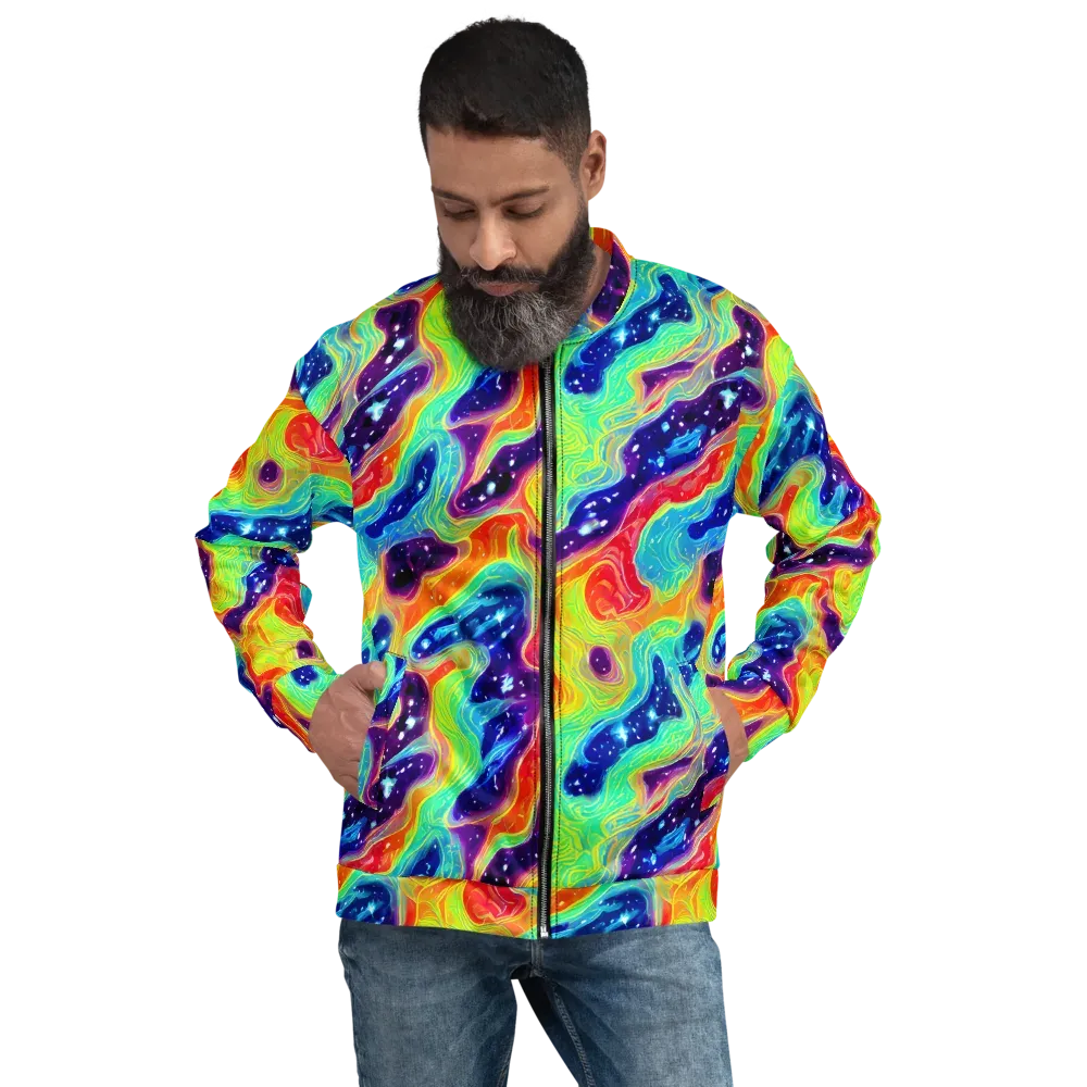 Nova Marble on Bomber Jacket — Front