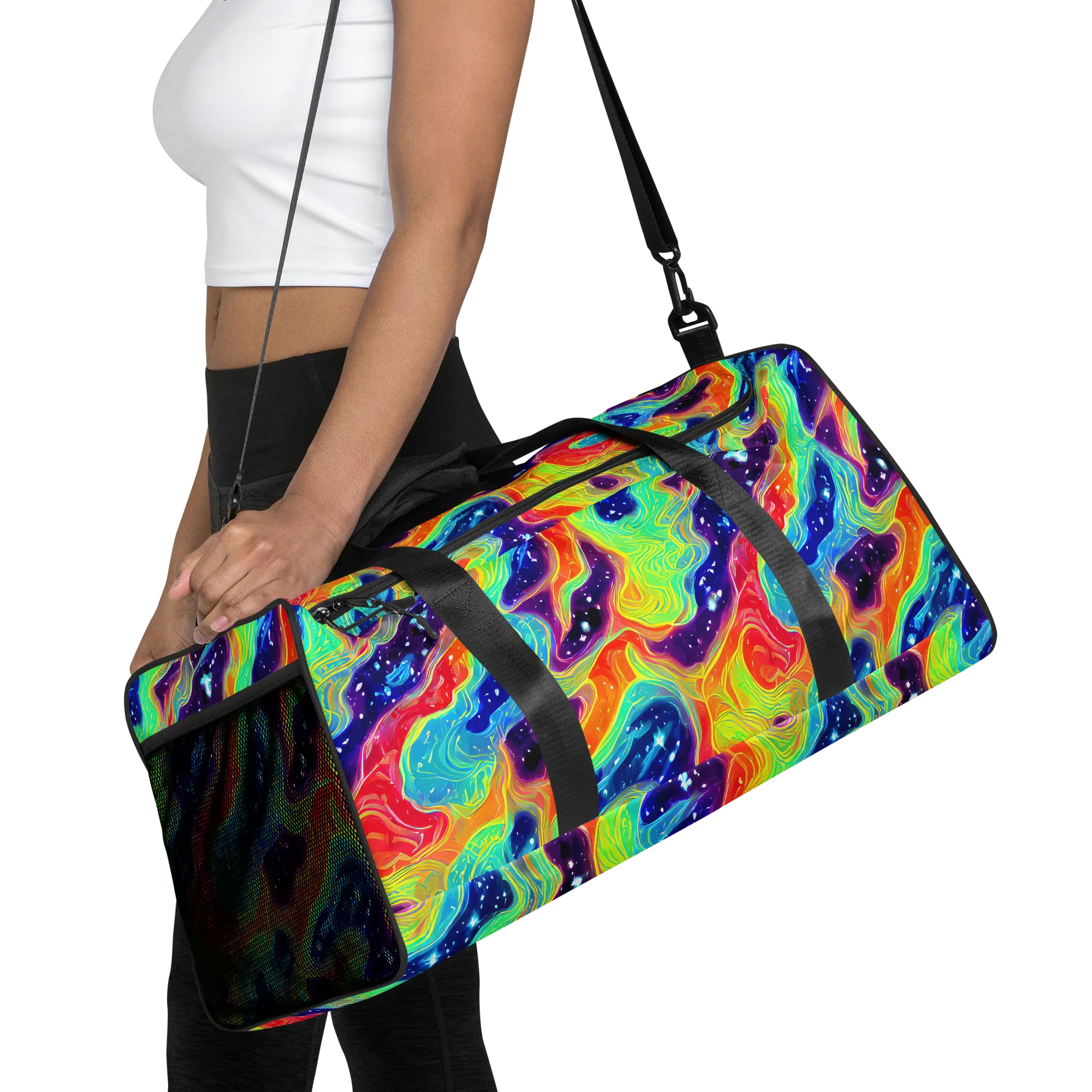 Nova Marble on Duffle Bag — Front