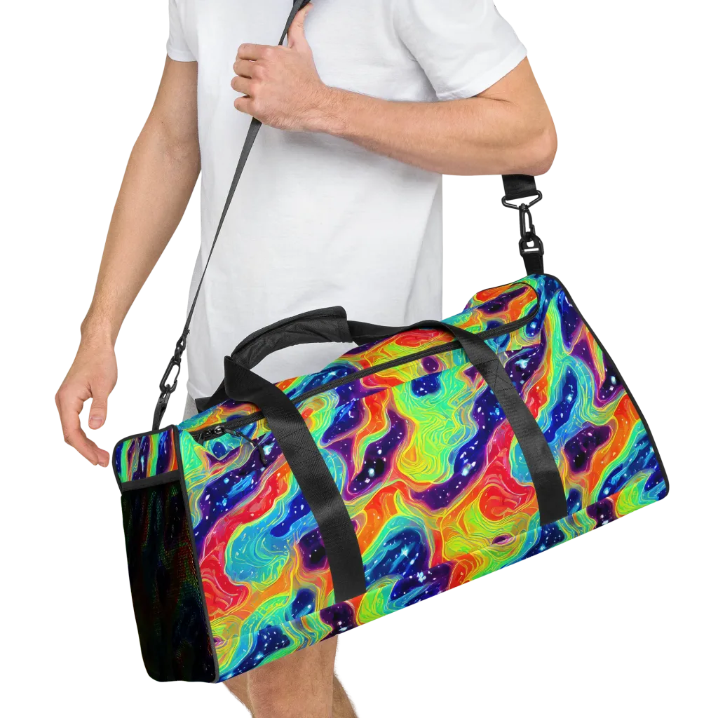 Nova Marble on Duffle Bag — Right Front
