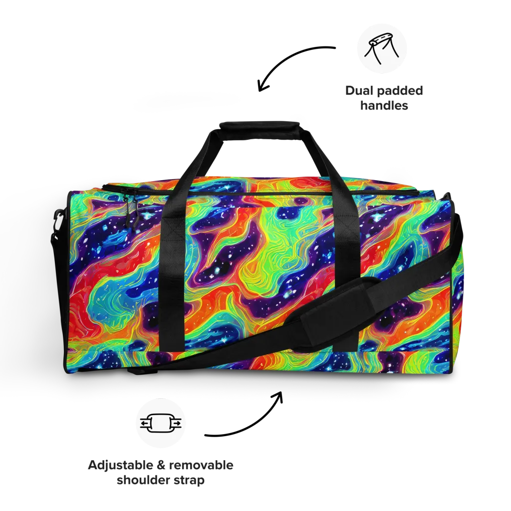 Nova Marble on Duffle Bag — Front