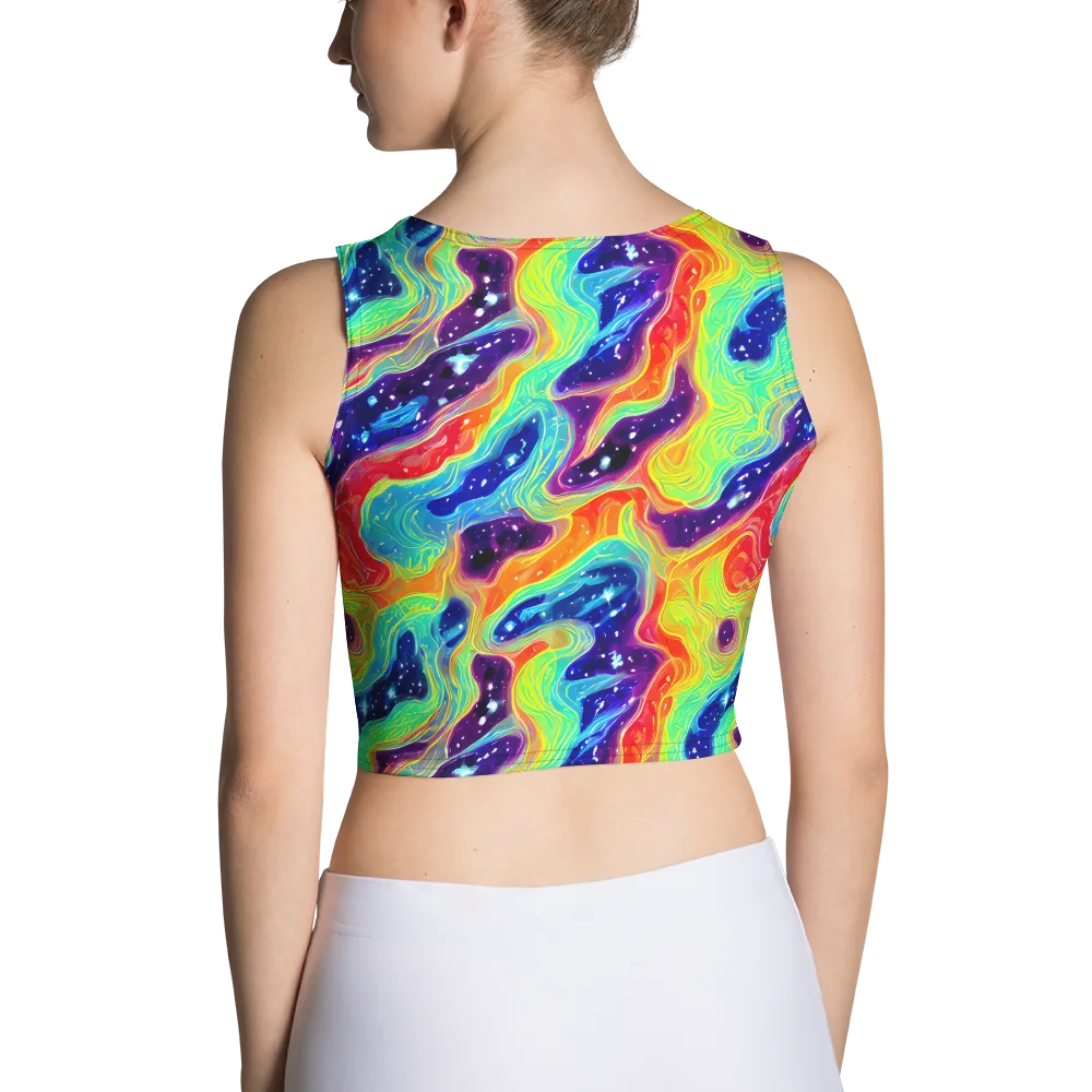 Nova Marble on Crop Top — Back