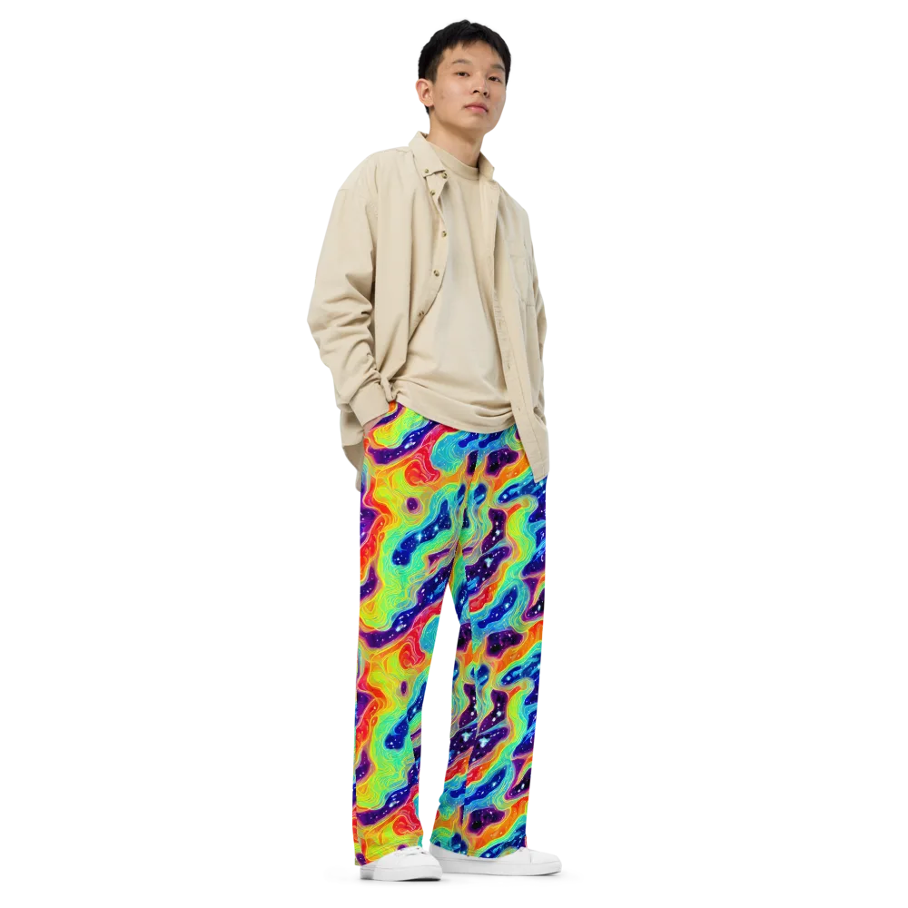 Nova Marble on Wide-Leg Pants — Right Front