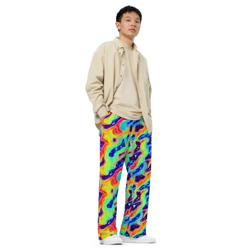 Nova Marble on a Wide-Leg Pants