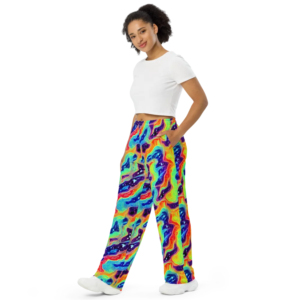 Nova Marble on Wide-Leg Pants — Left Front