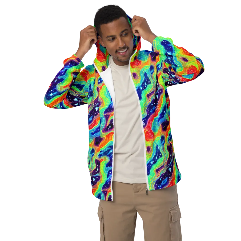 Nova Marble on Men's Windbreaker — Front