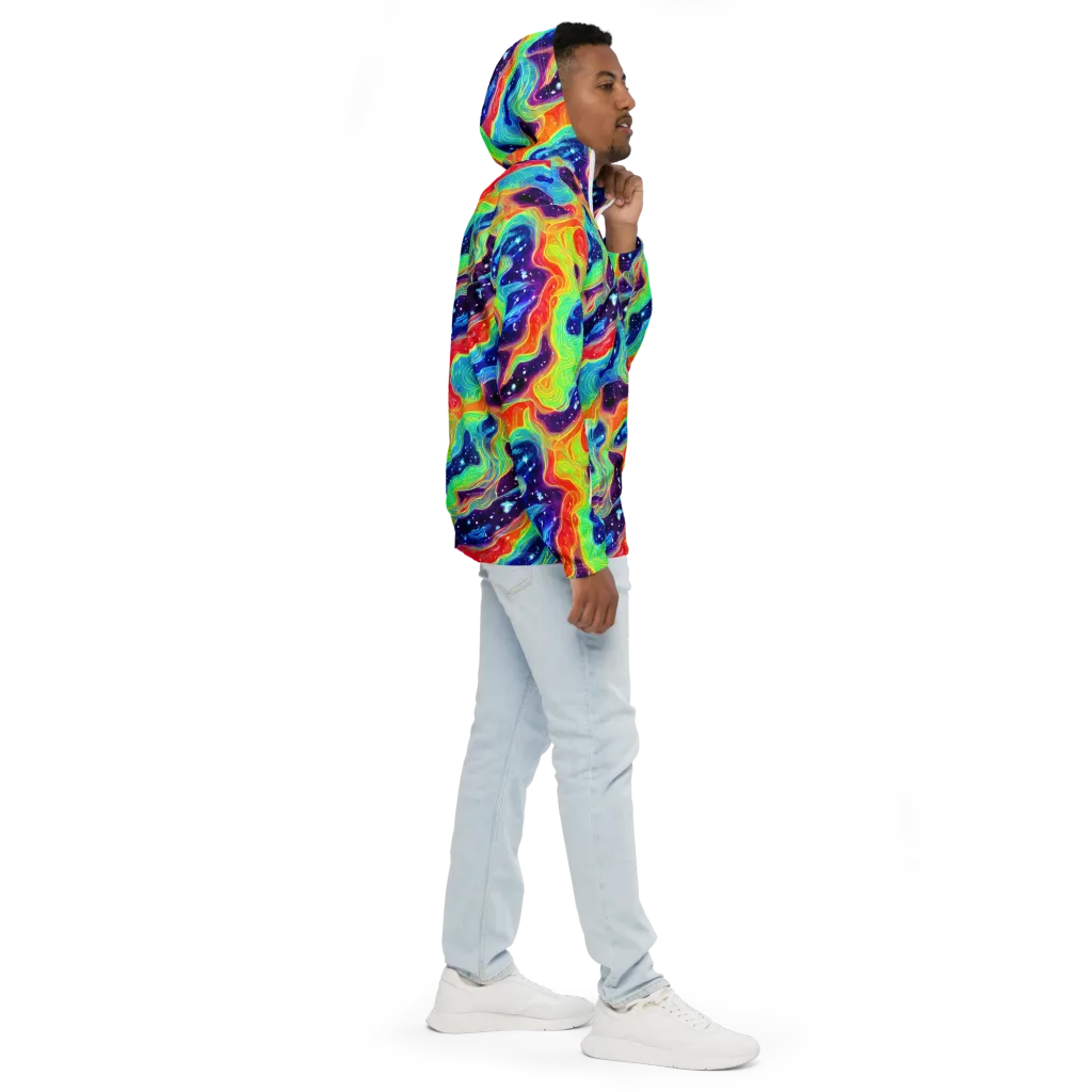 Nova Marble on Men's Windbreaker — Right