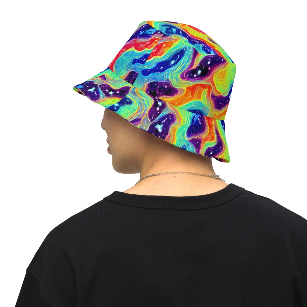 Nova Marble on Reversible Bucket Hat — Back Inside