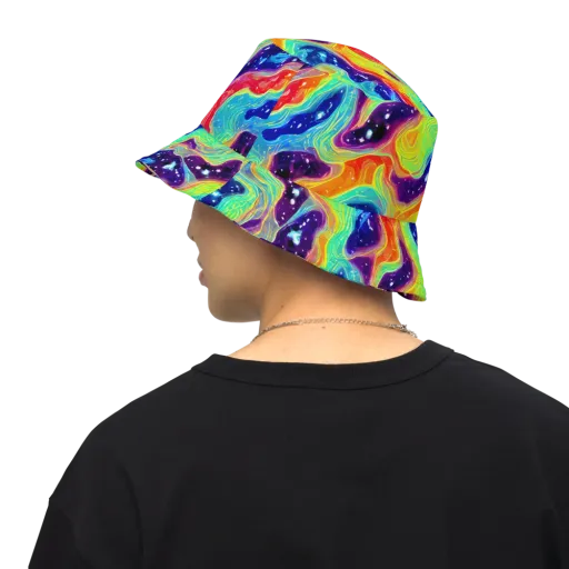 Nova Marble on a Reversible Bucket Hat