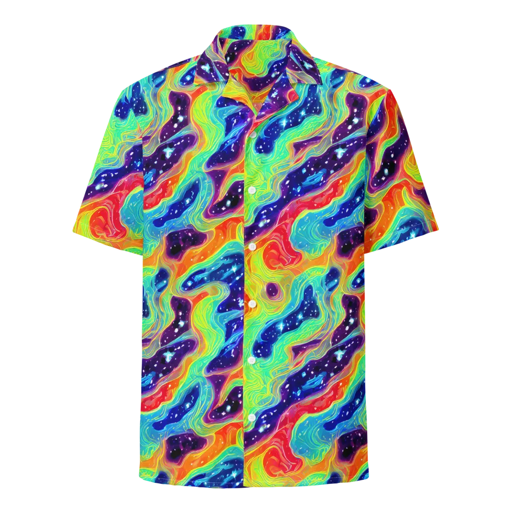 Nova Marble on Button Shirt — Front