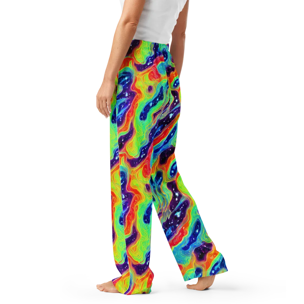 Nova Marble on Women's Pajama Pants — Left