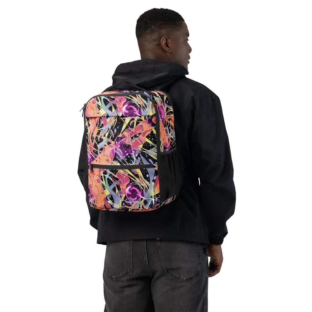 Candy Eclipse on Utility Backpack — Back