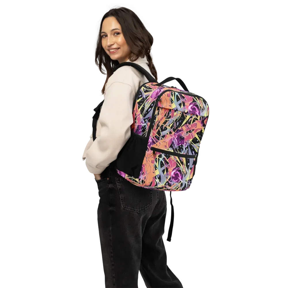 Candy Eclipse on Utility Backpack — Back