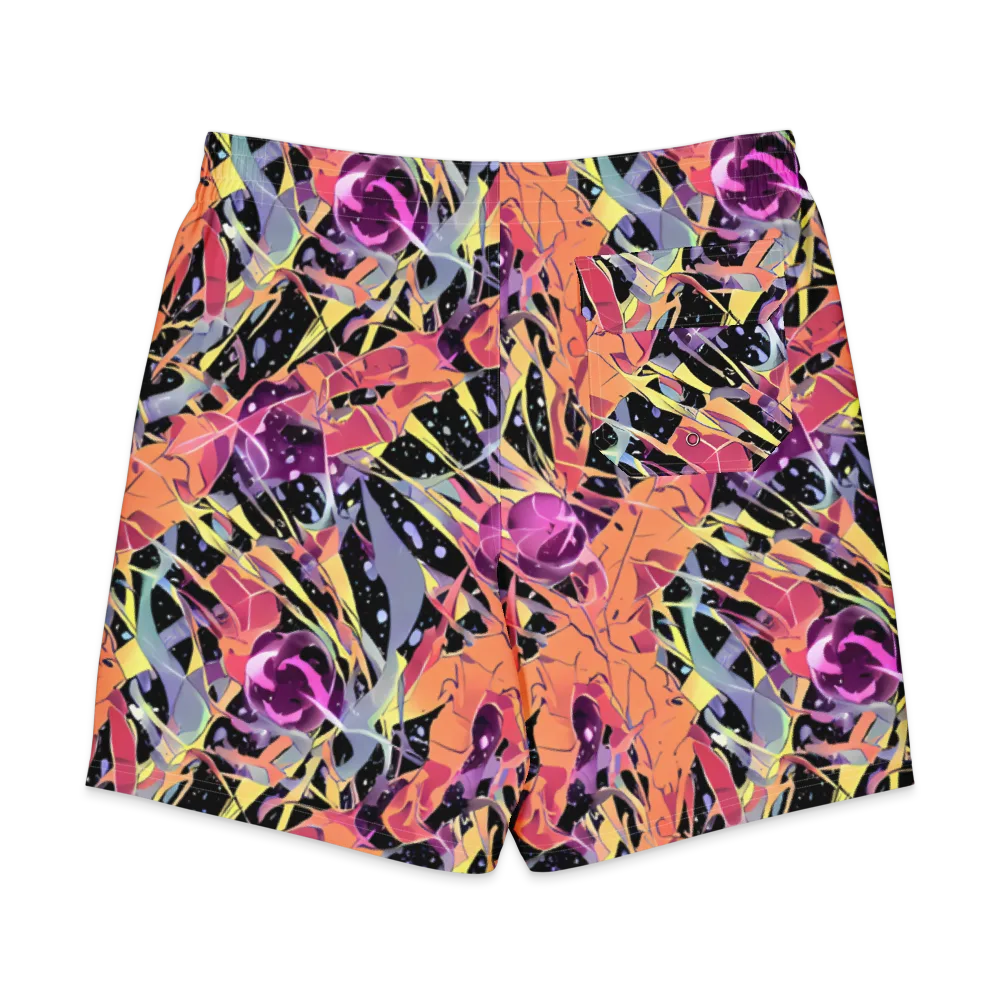 Candy Eclipse on Men's Board Shorts — Back