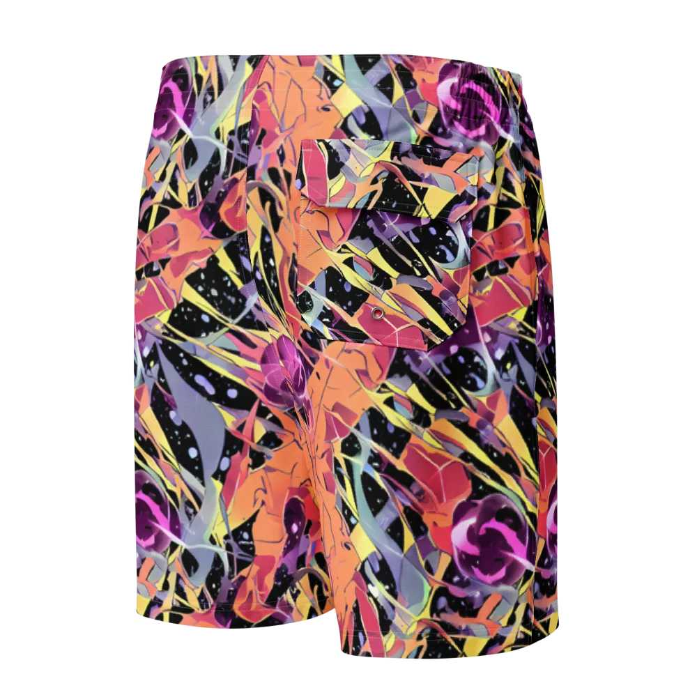 Candy Eclipse on Men's Board Shorts — Back