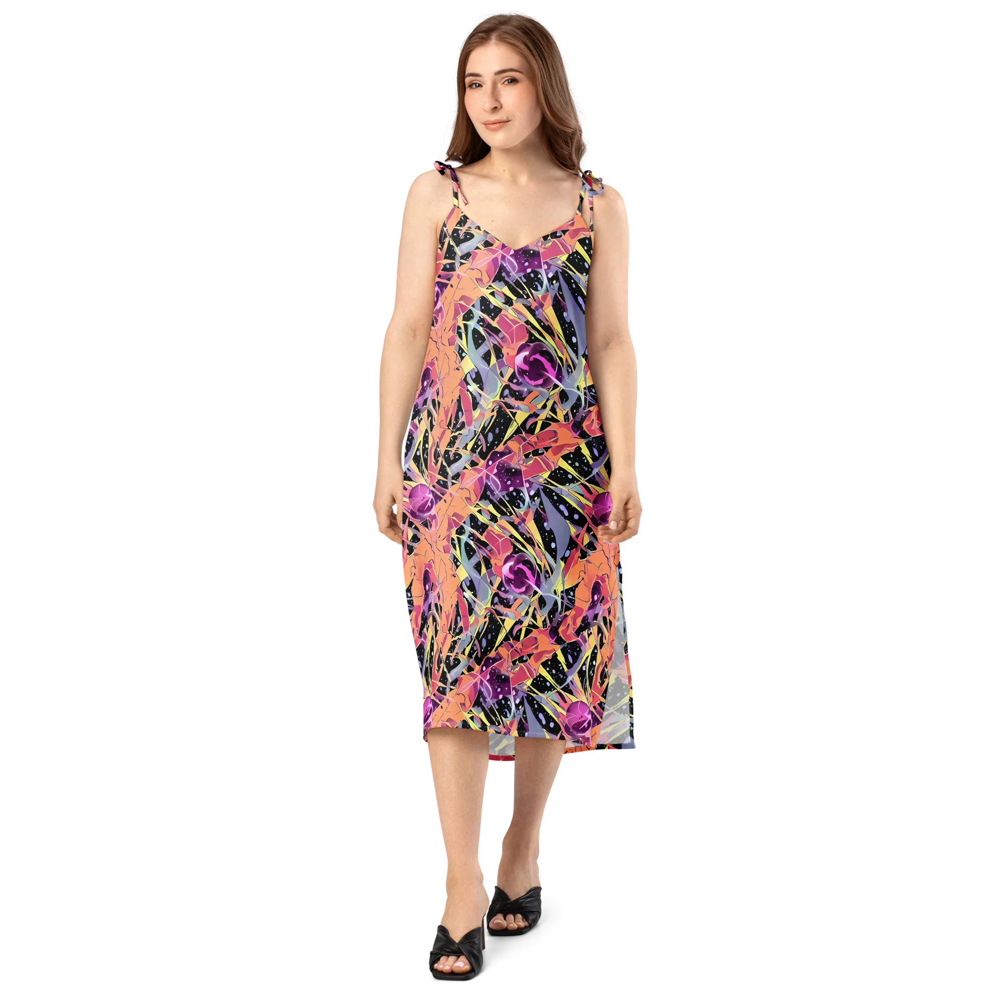 Candy Eclipse on Slip Dress — Front