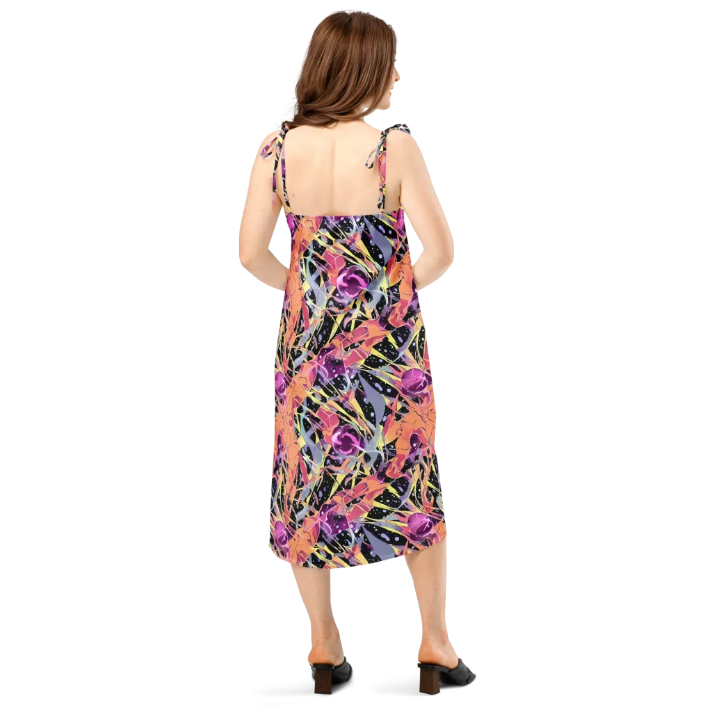 Candy Eclipse on Slip Dress — Back