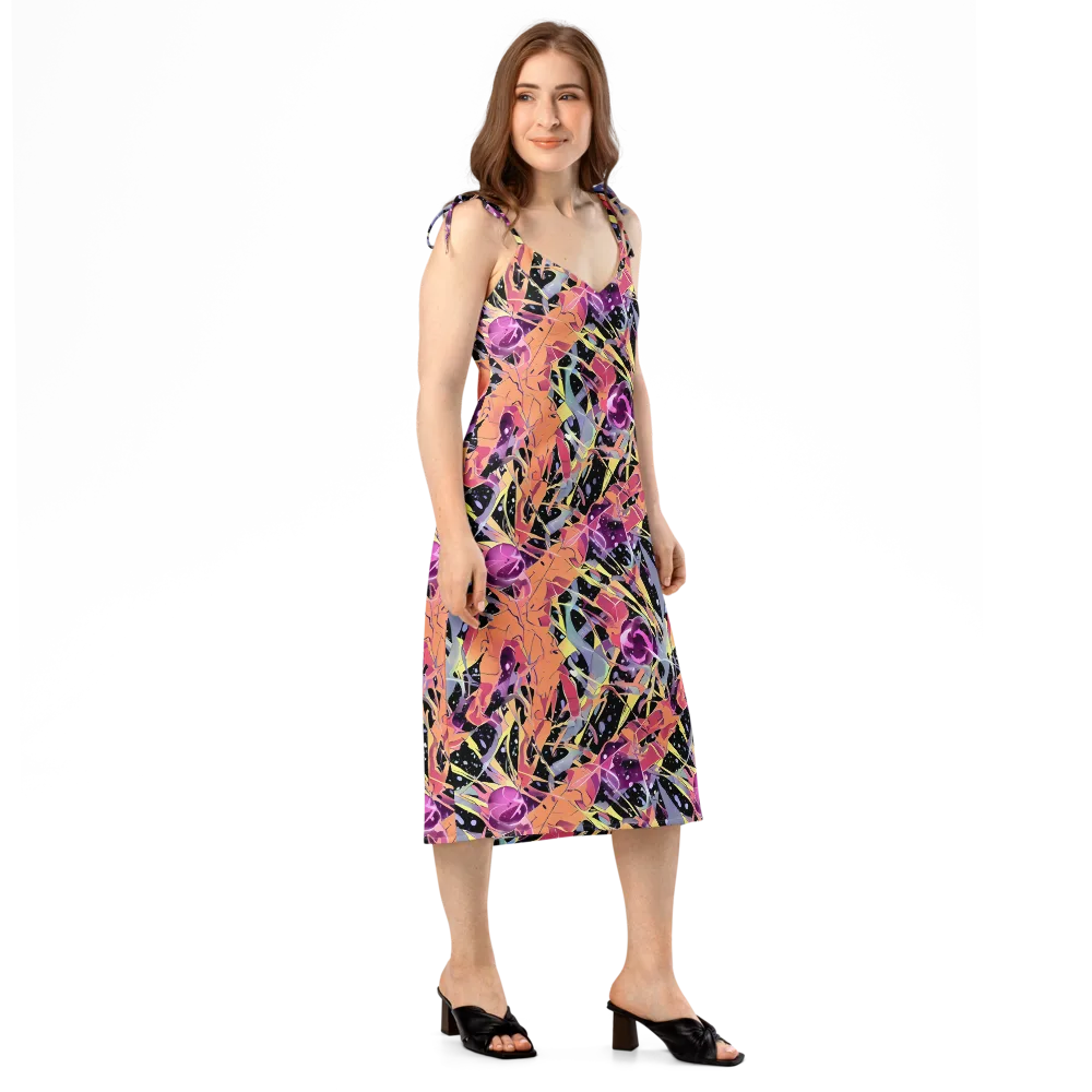 Candy Eclipse on Slip Dress — Right Front