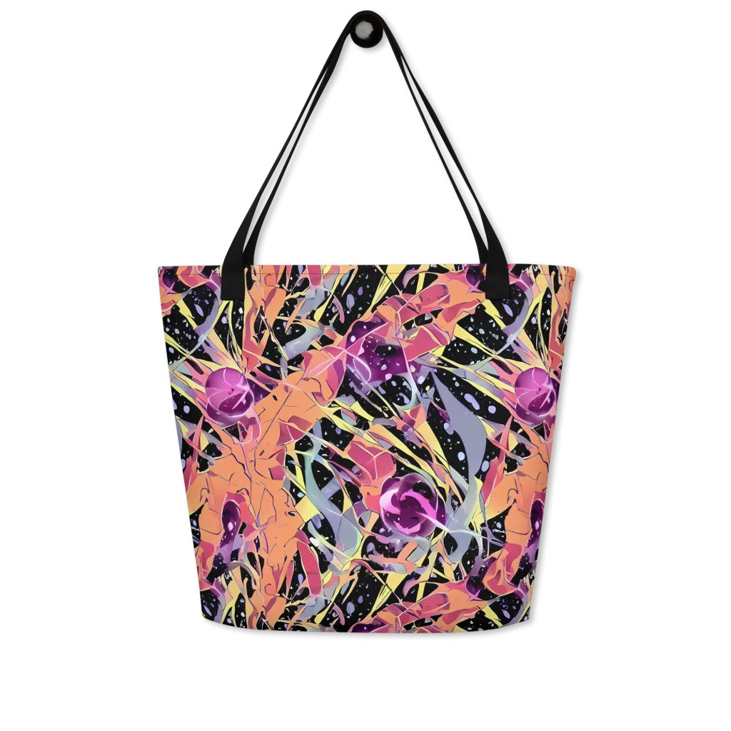 Candy Eclipse on Large Tote Bag W/ Pocket — Front