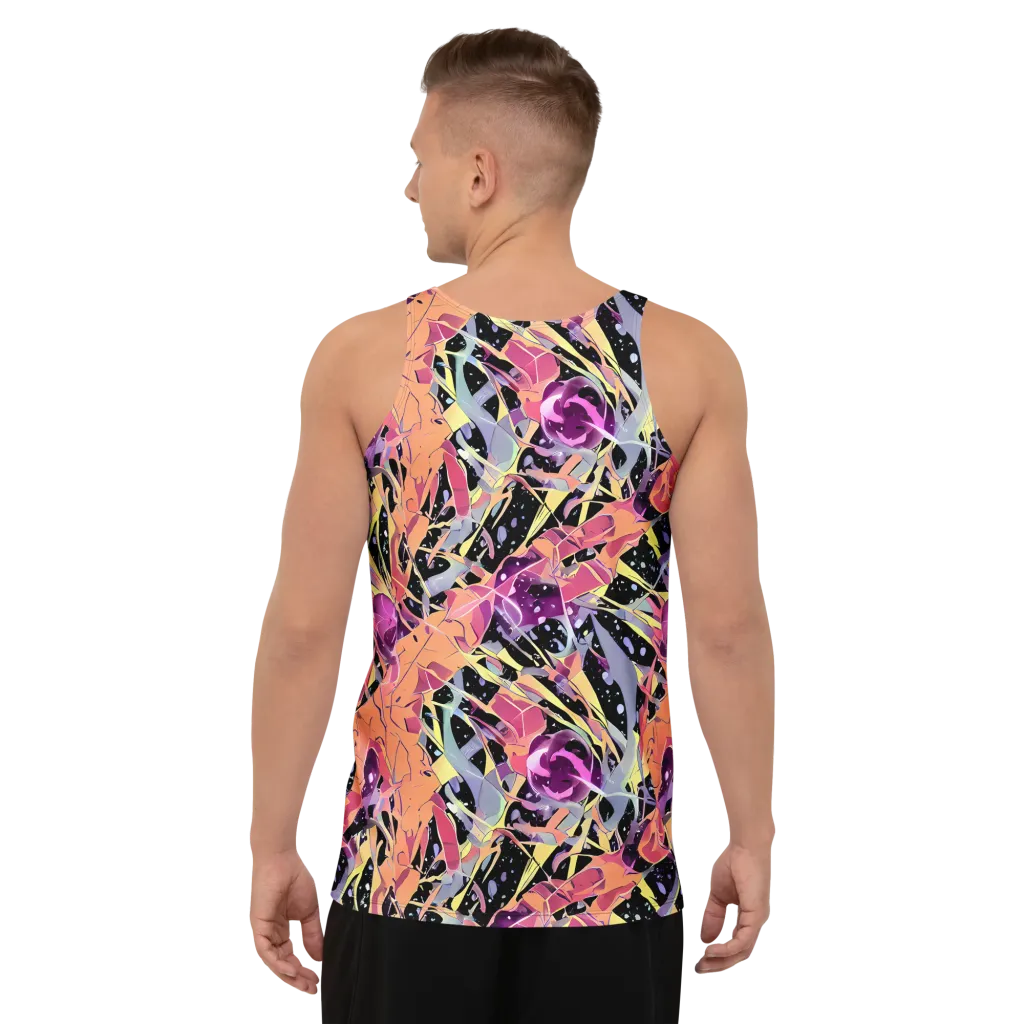 Candy Eclipse on Men's Tank Top — Back