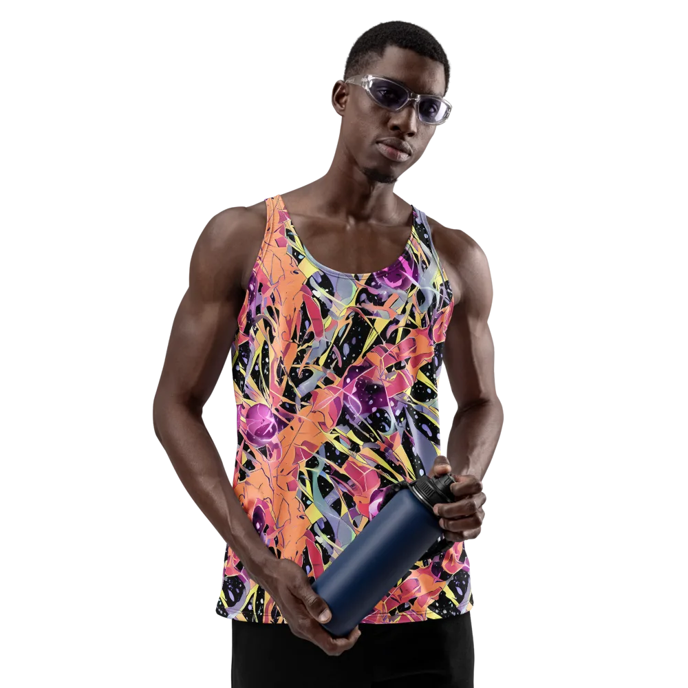 Candy Eclipse on Men's Tank Top — Front