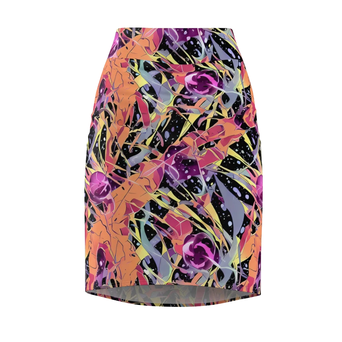 Candy Eclipse on Pencil Skirt — Front