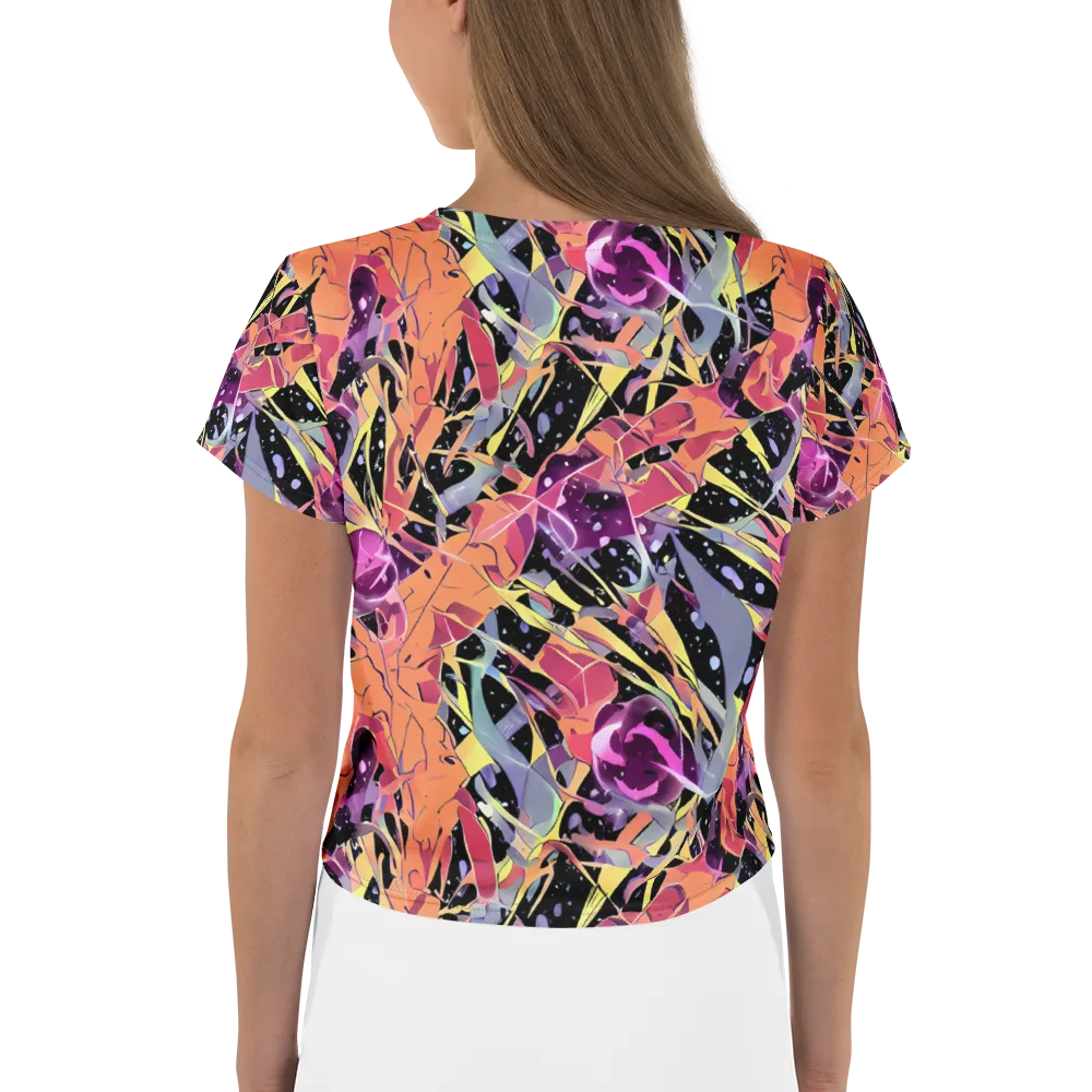 Candy Eclipse on Crop Tee — Back