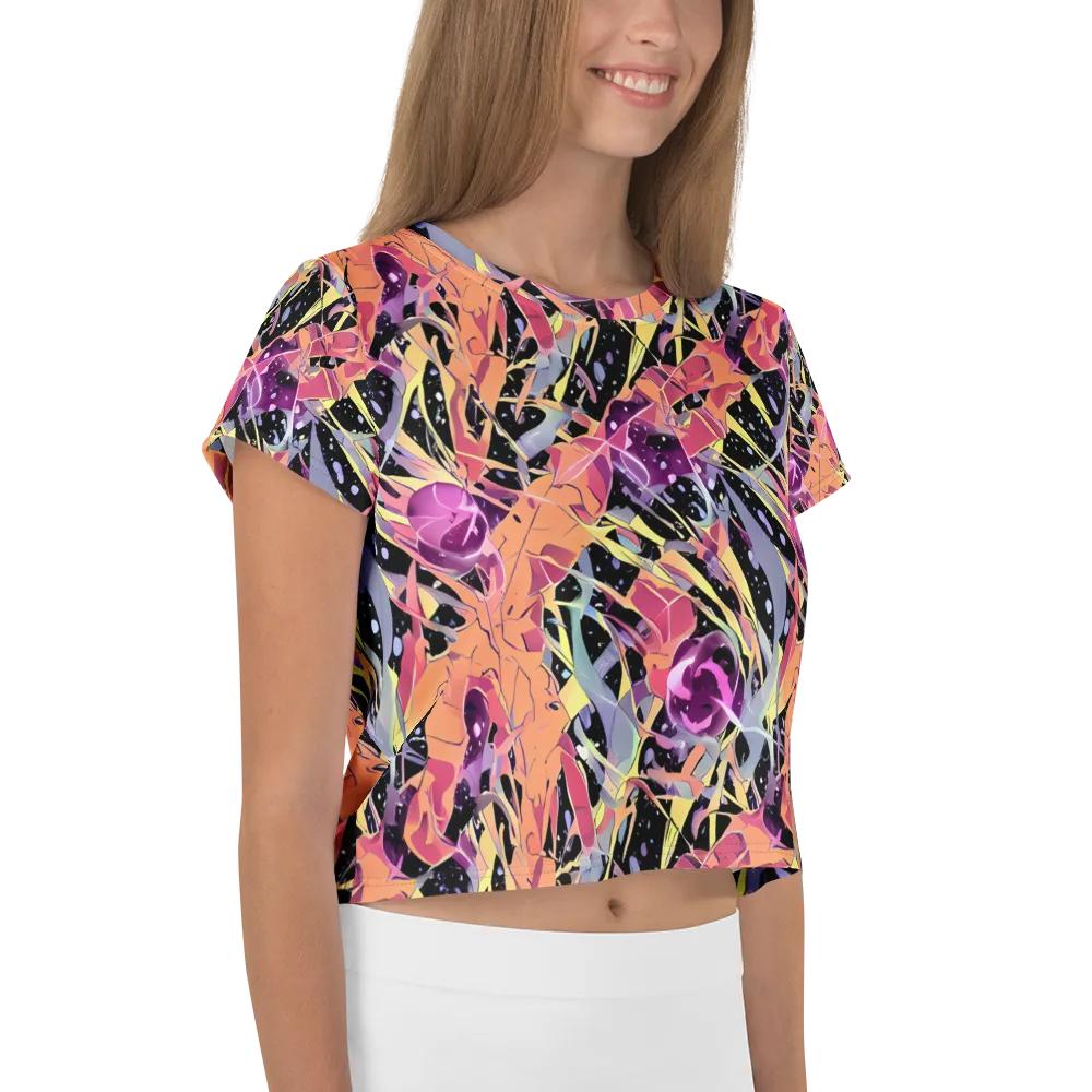 Candy Eclipse on Crop Tee — Right