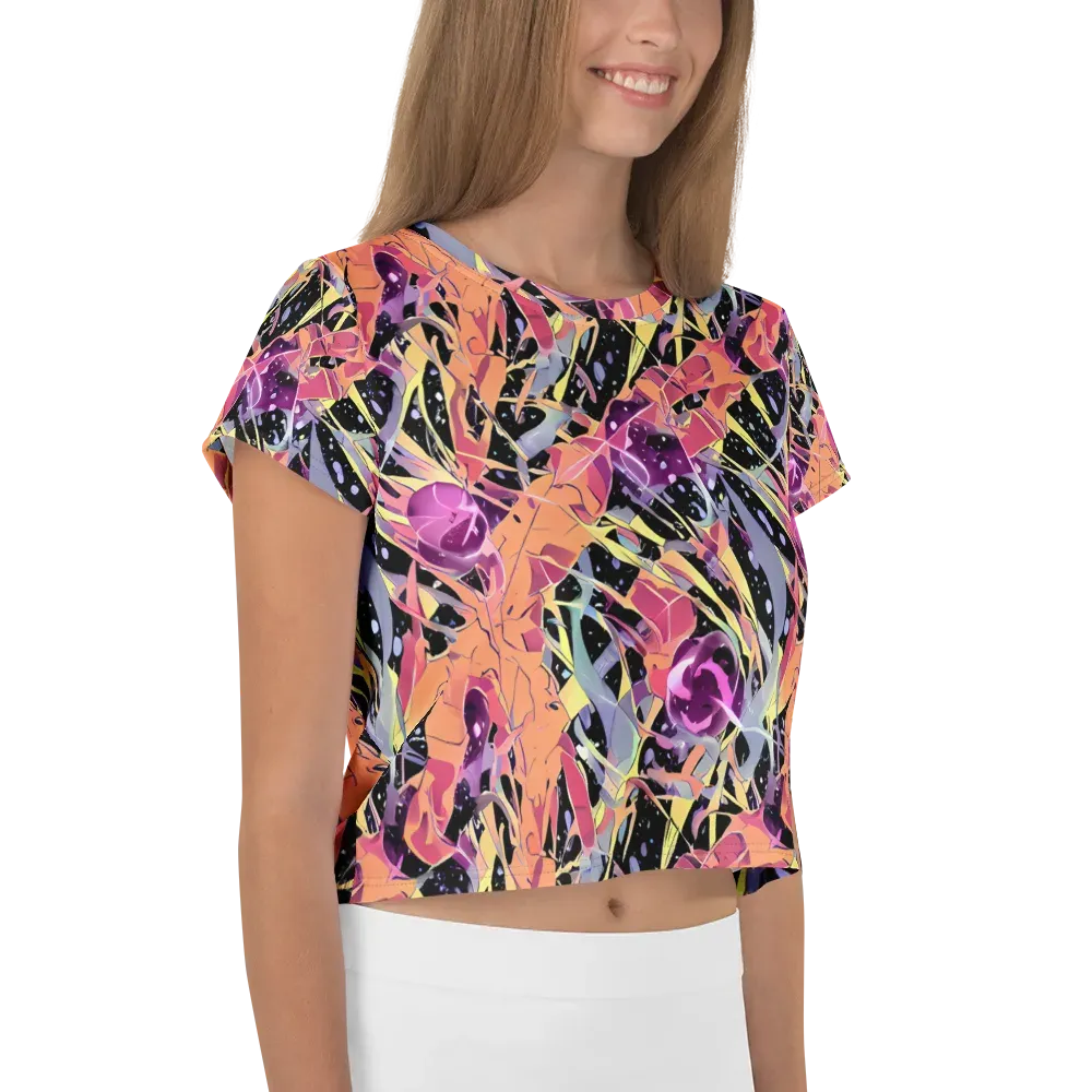 Candy Eclipse on Crop Tee — Right