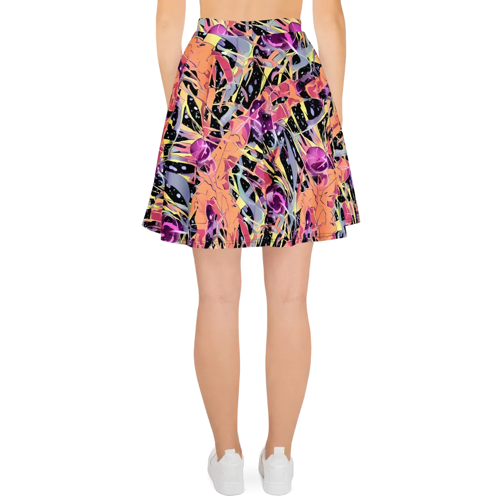 Candy Eclipse on Skater Skirt — Back