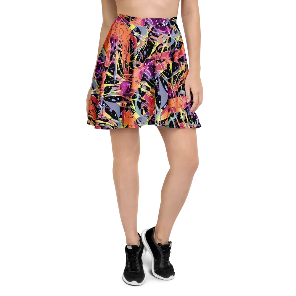 Candy Eclipse on Skater Skirt — Front