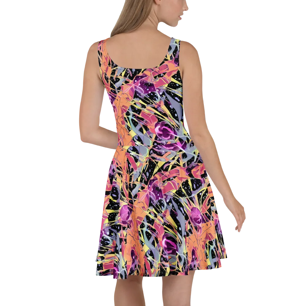 Candy Eclipse on Skater Dress — Back