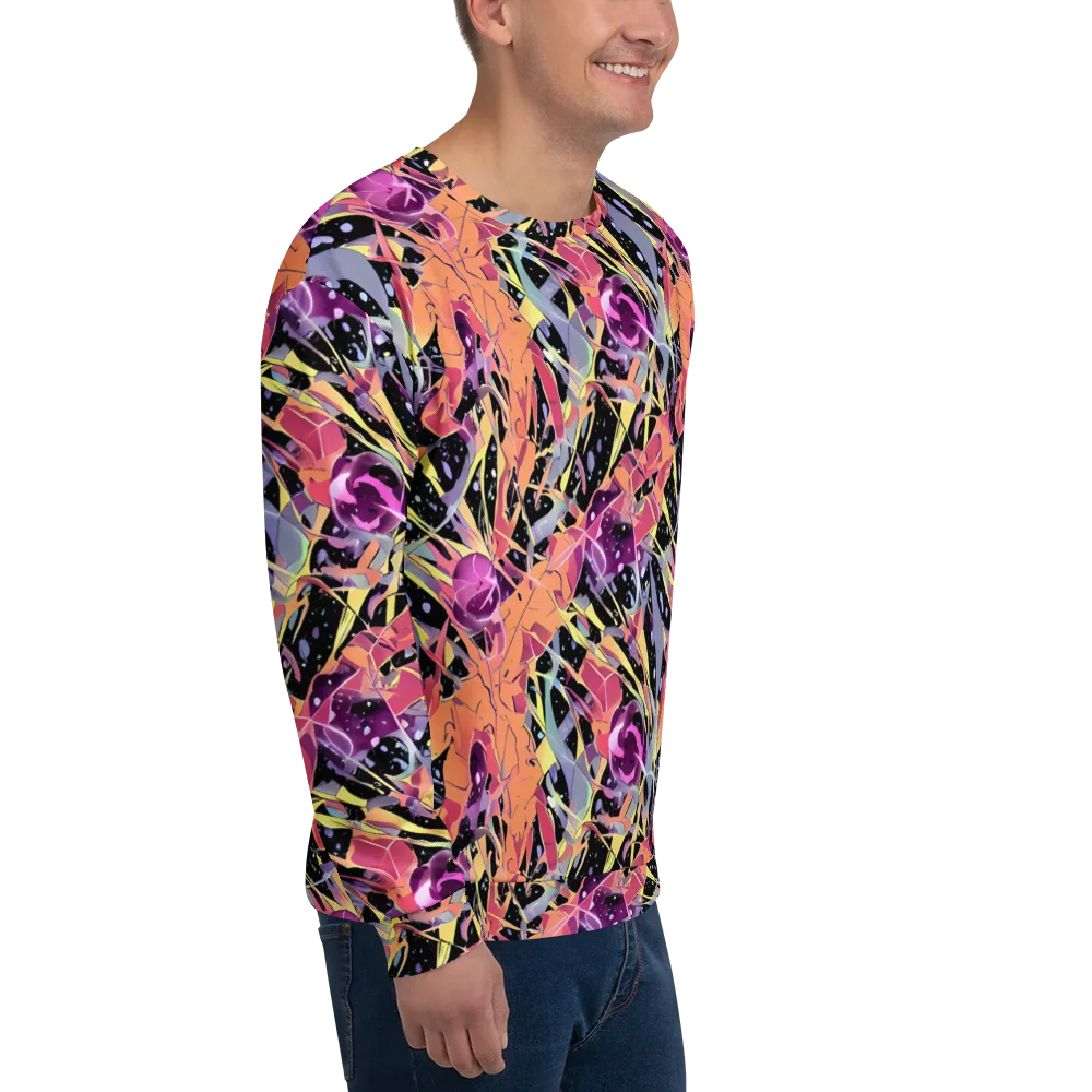 Candy Eclipse on Sweatshirt — Right Front