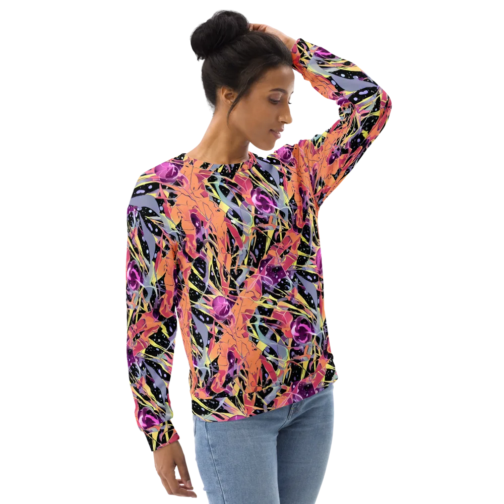 Candy Eclipse on Sweatshirt — Right Front