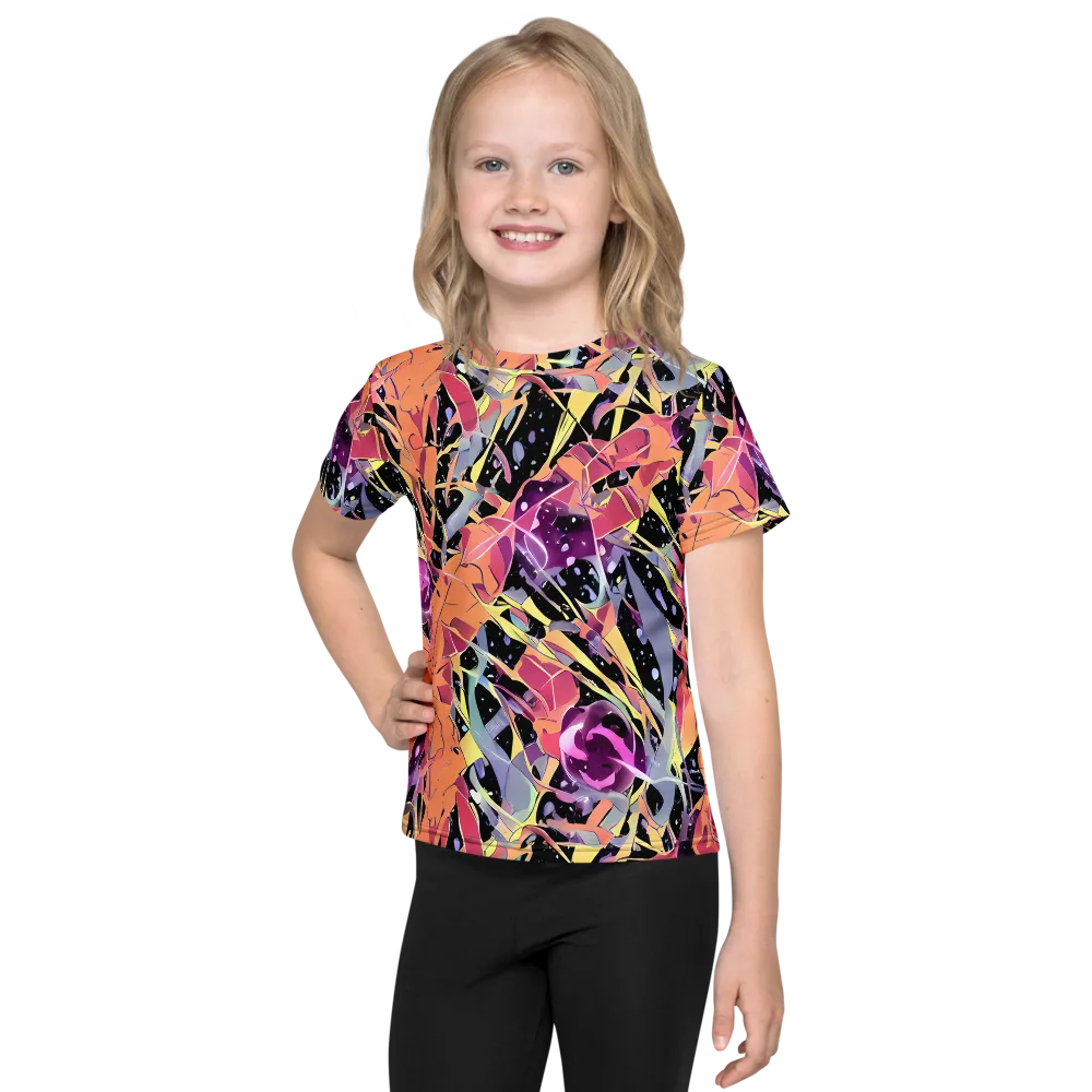 Candy Eclipse on Kids Crew Neck T-Shirt — Front