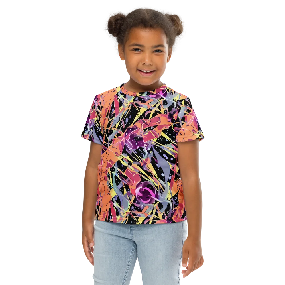 Candy Eclipse on Kids Crew Neck T-Shirt — Front