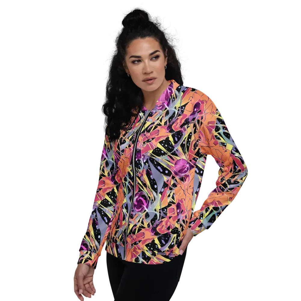 Candy Eclipse on Bomber Jacket — Left