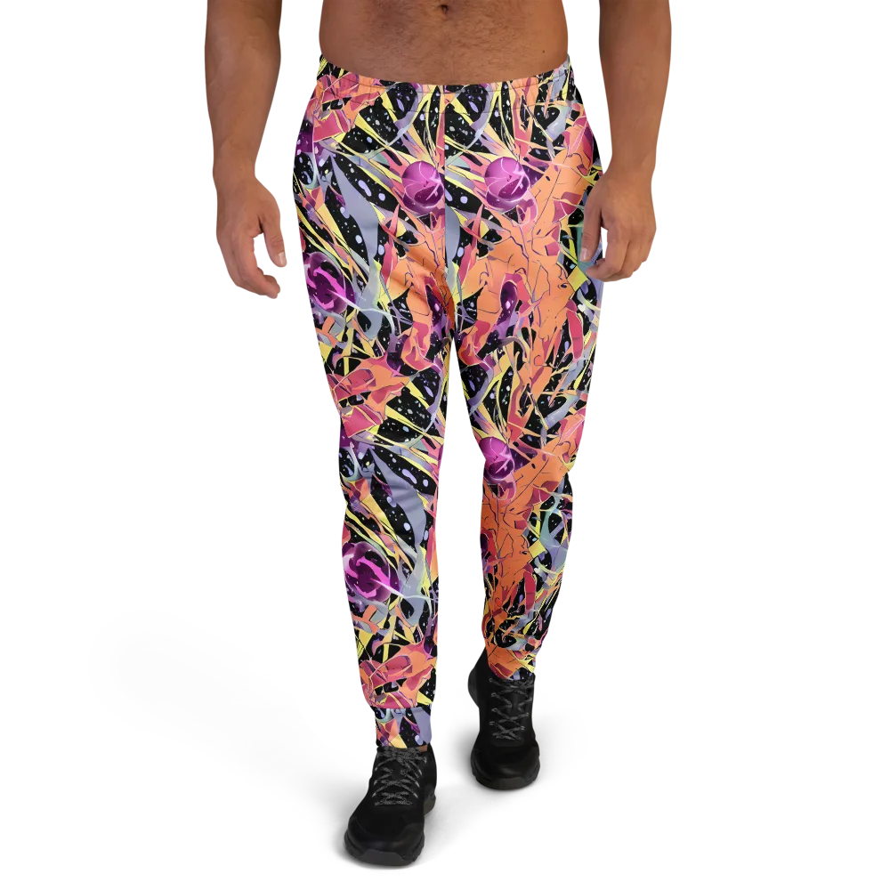 Candy Eclipse on Men's Joggers — Front
