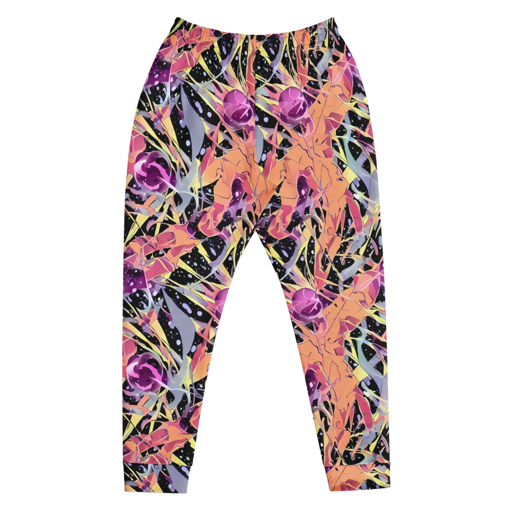 Candy Eclipse on Men's Joggers — Front