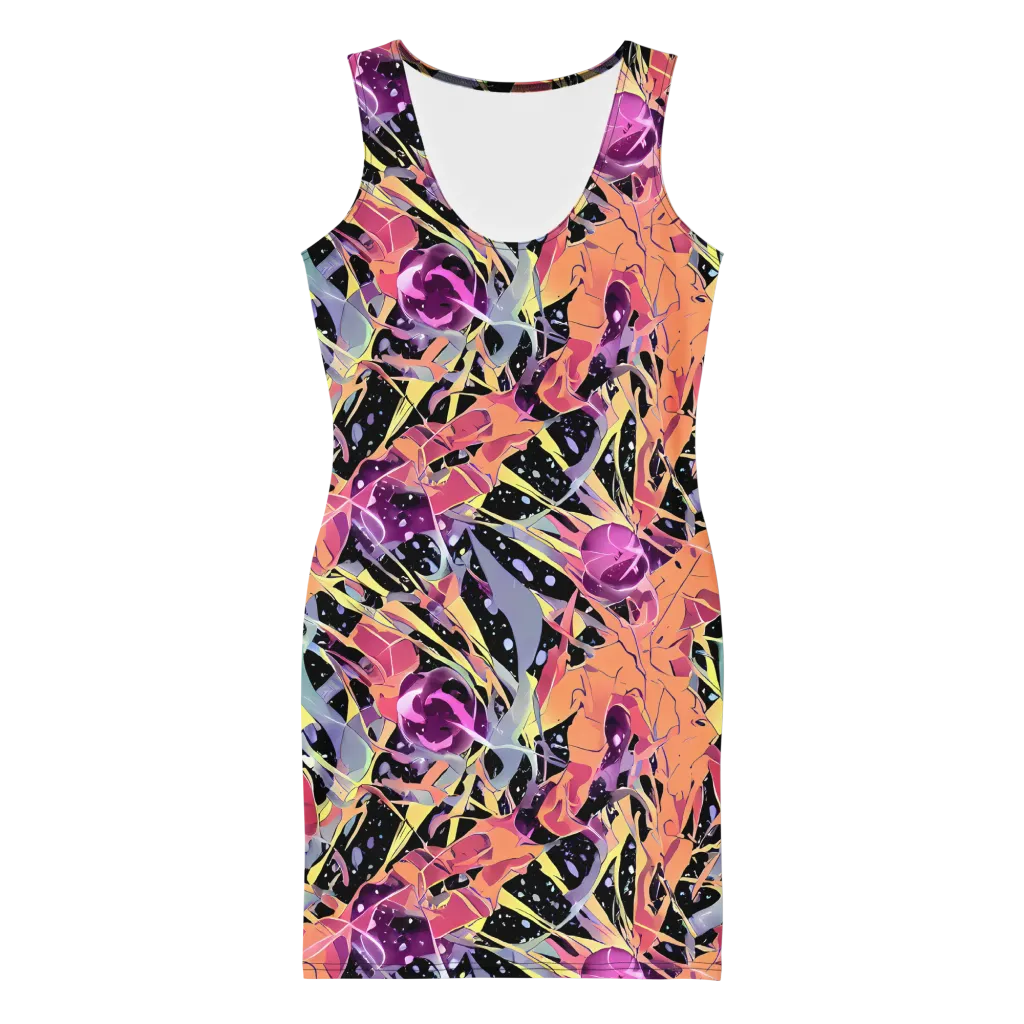 Candy Eclipse on Bodycon Dress — Front