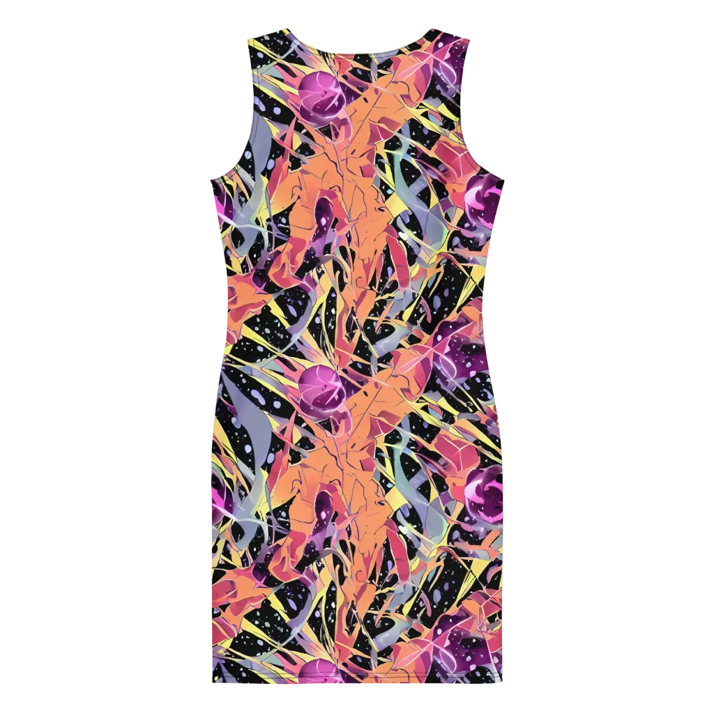 Candy Eclipse on Bodycon Dress — Back