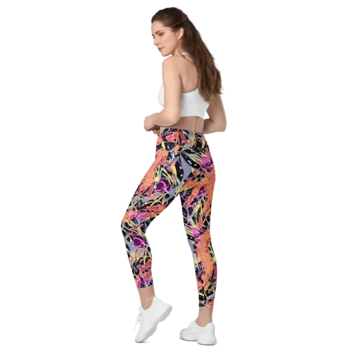 Candy Eclipse on a Leggings with Pockets