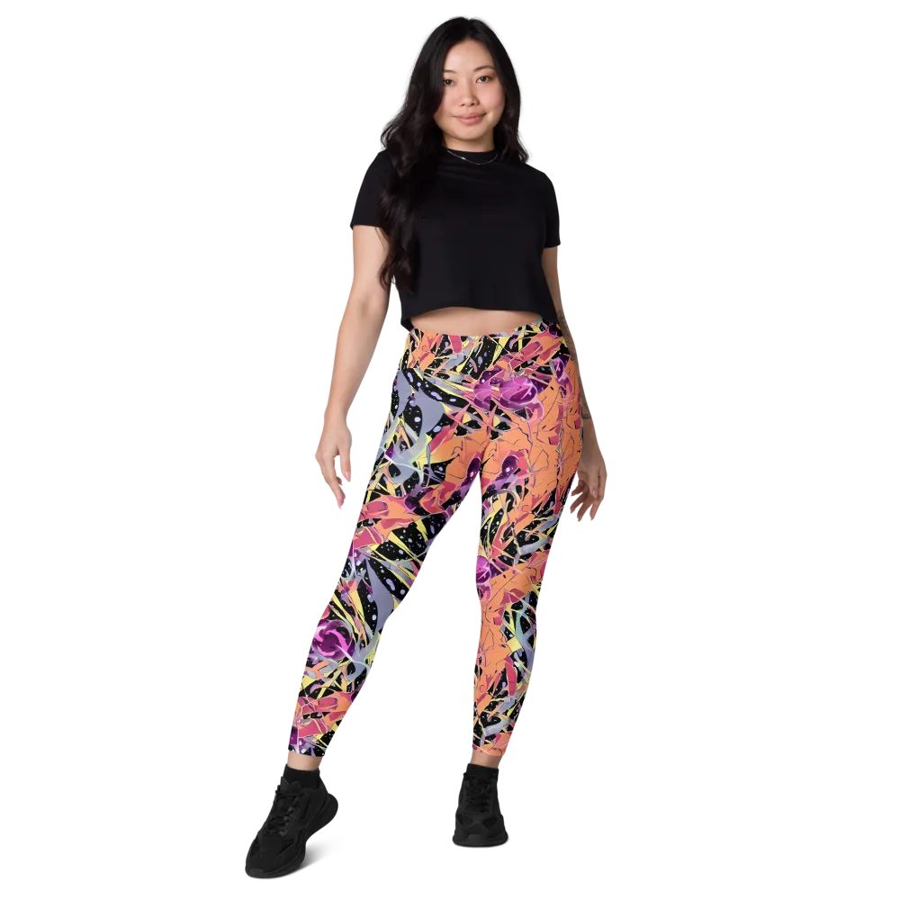Candy Eclipse on Leggings with Pockets — Front