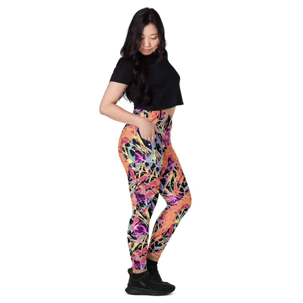 Candy Eclipse on Leggings with Pockets — Right