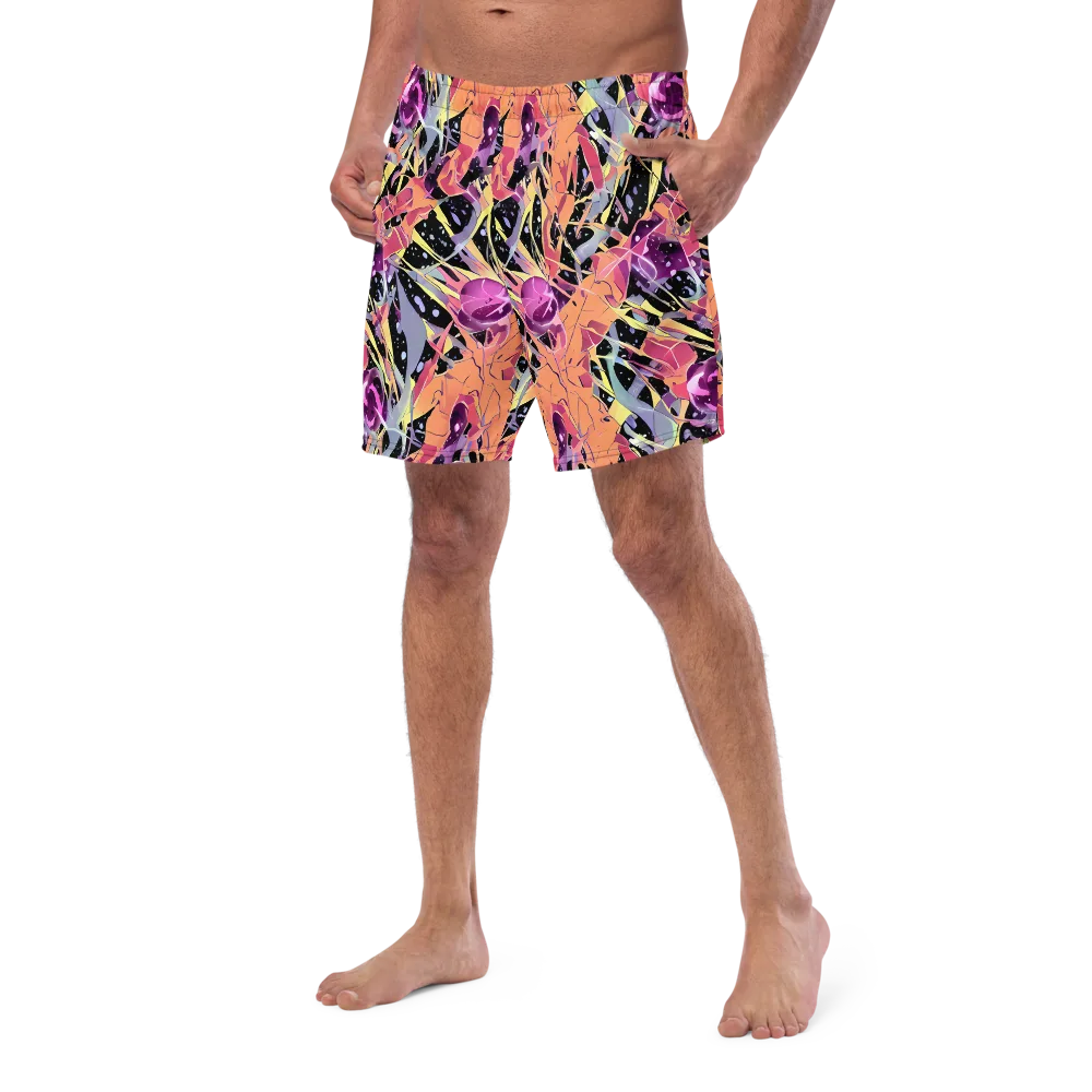 Candy Eclipse on Swim Trunks — Left Front