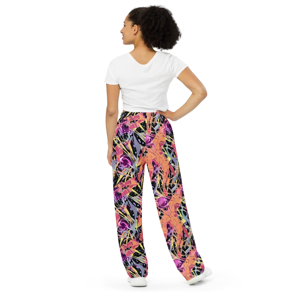 Candy Eclipse on Wide-Leg Pants — Back