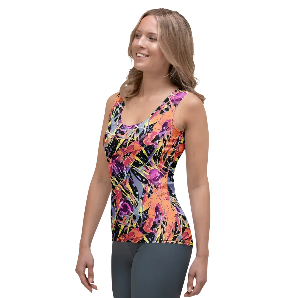 Candy Eclipse on Women's Tank Top — Left Front