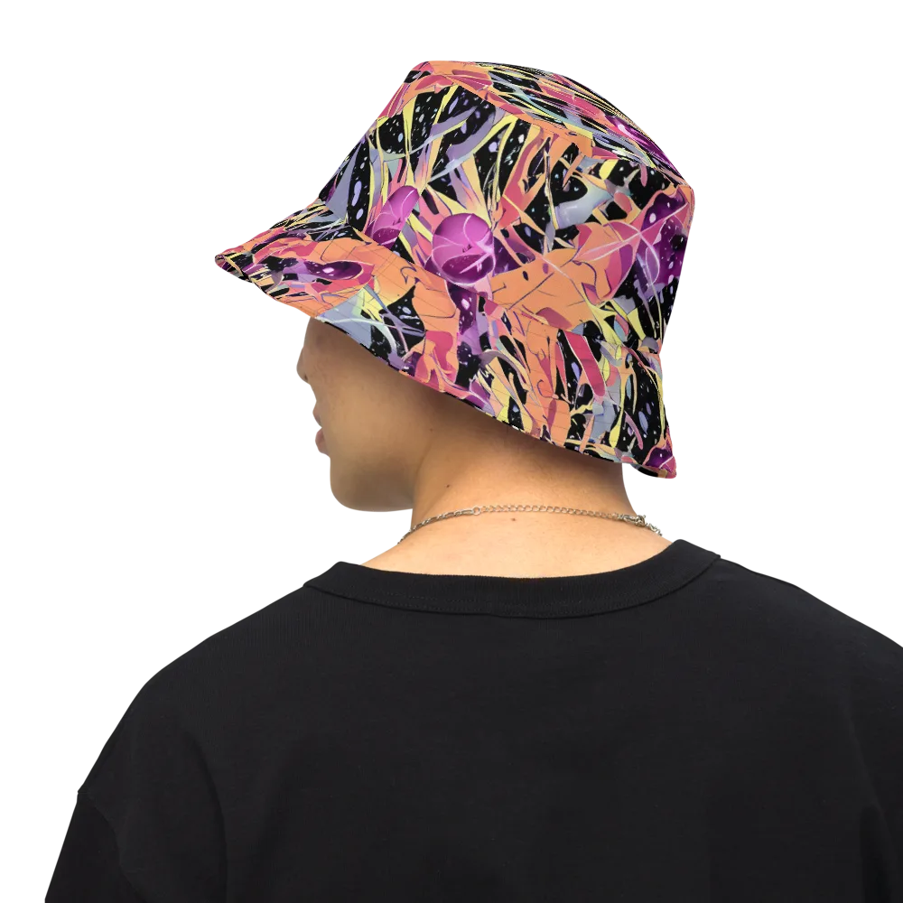 Candy Eclipse on Reversible Bucket Hat — Back Inside